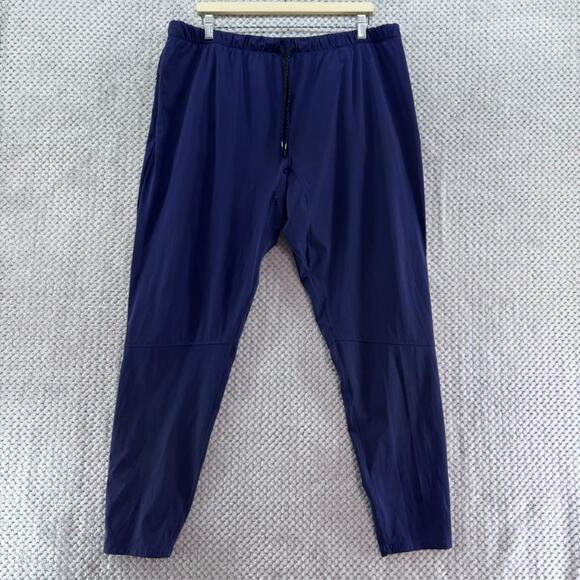 Fabletics Pants Mens XXL Blue The Takeover Pull On Activewear Gym Jogger Run - Picture 1 of 15